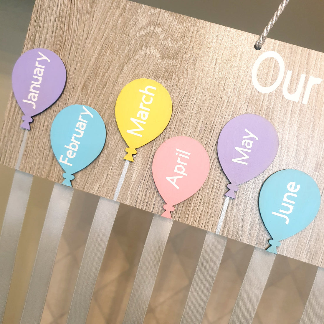 Celebrate Every Student: Introducing Our Custom-Made Wooden Birthday Boards for Classrooms