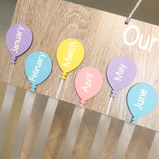 Celebrate Every Student: Introducing Our Custom-Made Wooden Birthday Boards for Classrooms