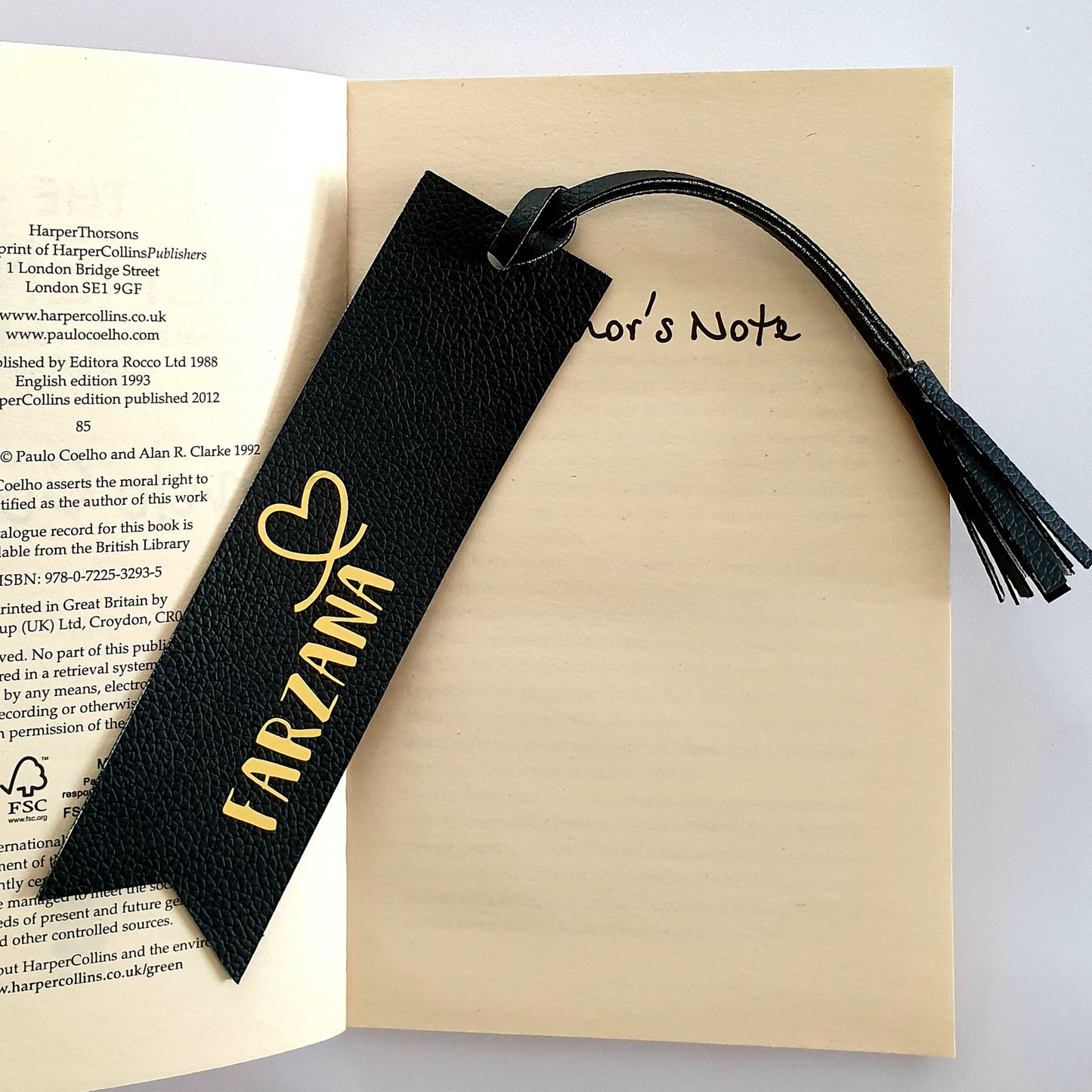 Leather Bookmarks ( Personalised)