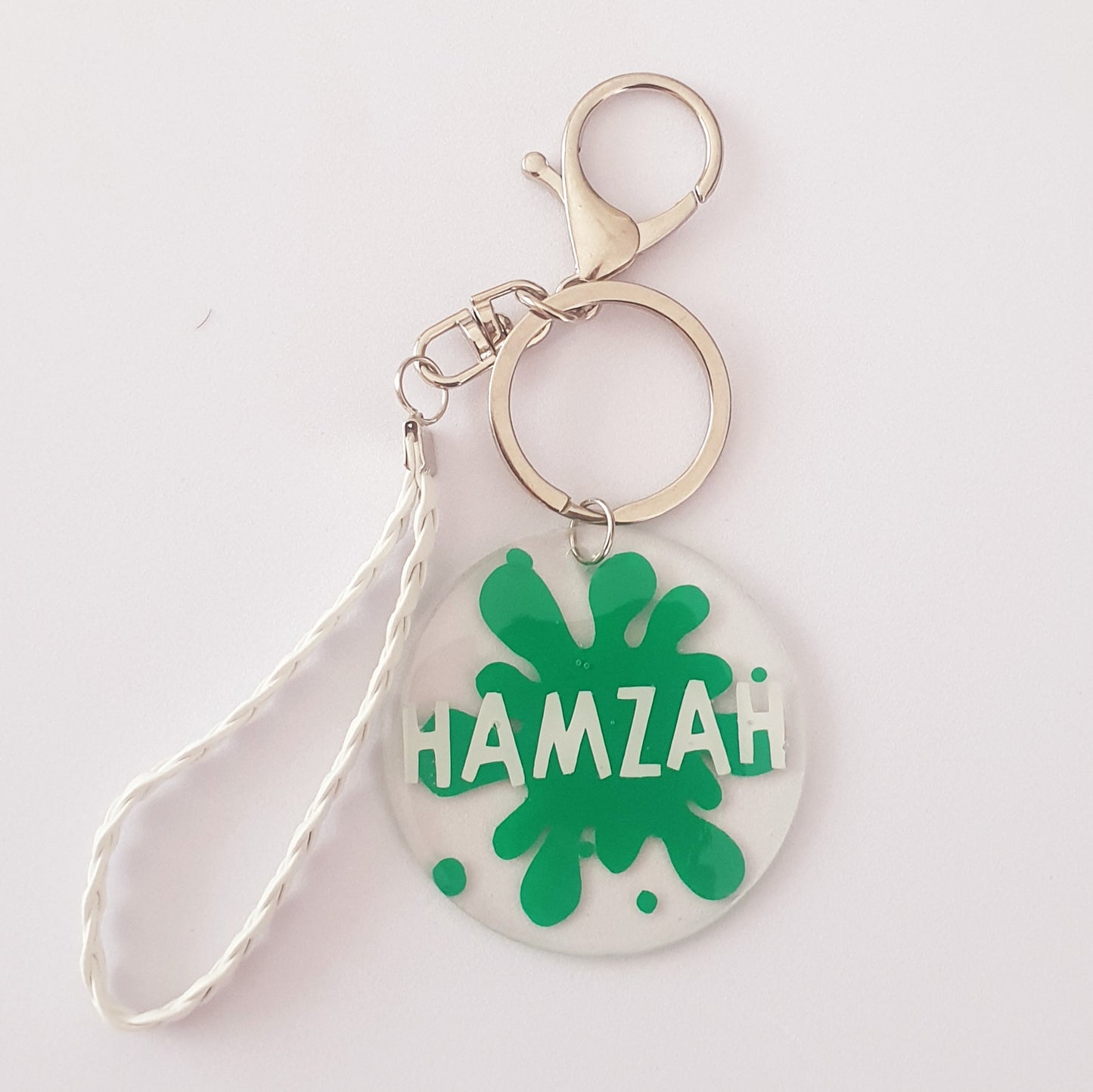 Personalised Acrylic Keychains -  Paint Splash