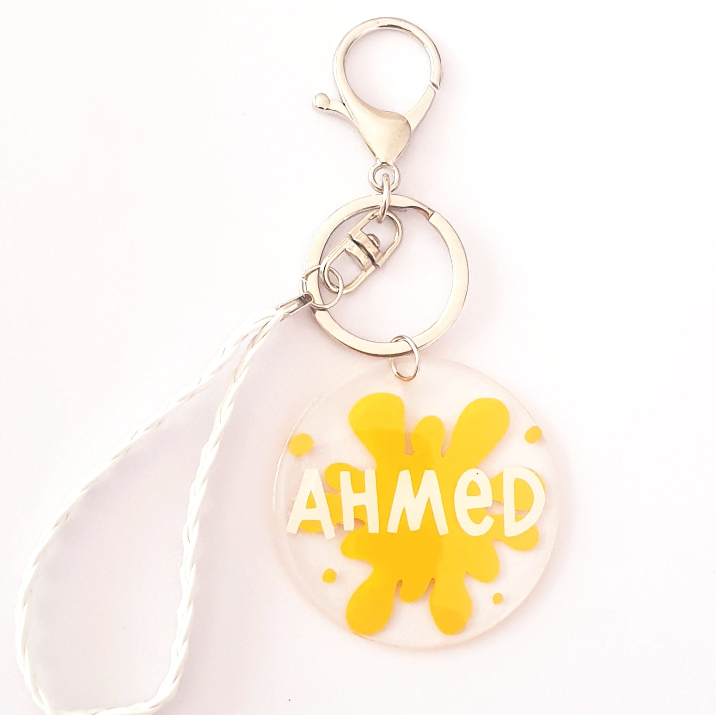 Personalised Acrylic Keychains -  Paint Splash